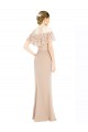 Off the Shoulder Sleeves Sheath Chiffon Prom Dress UK Website
