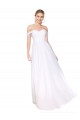 Off the Shoulder Long Full Length Chiffon Prom Dress UK Website