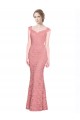 Sweetheart Mermaid Long Lace Prom Dress with Wide Straps UK Website