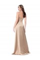 Silky Satin Prom Dress with Draped Surplice Bodice UK Website