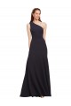 Fit and Flare Crepe Prom Dress with One Shoulder UK Website