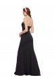 Strapless Bodycon Long Crepe Prom Dress with High Slit UK Website