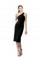 One Shoulder Short Crepe Cocktail Prom Dress / Homecoming Dress UK Website