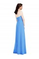 Strapless Pleated Skirt Crepe Prom Dress with Pockets UK Website