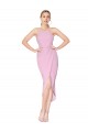 Halter Neck Short Knee Length Crepe Mermaid Cocktail Prom Dress / Homecoming Dress UK Website