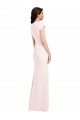 Cap Sleeve A-Line Crepe Prom Dress with Pockets UK Website