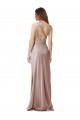One Shoulder Black-Tie Floor Length Long Stretch Satin Prom Dress UK Website